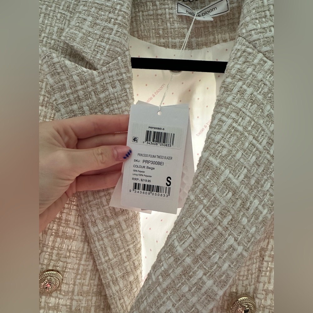 Belle & Bloom Princess Polina Textured Weave Blazer - Picture 2 of 6